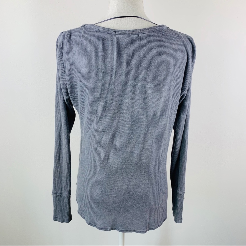Knox Rose Bohemian Lace Cute Long Sleeve Shirt M - Picture 3 of 8